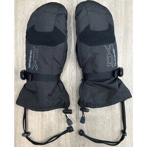 Dakine Leather Scout Black Snowboard/Ski Mitts Mittens Men’s Size Large